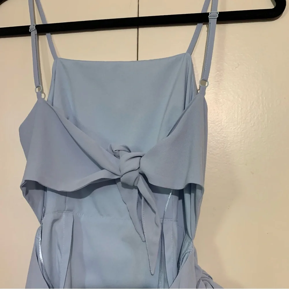 Revolve Dress, By the Way Morgan Layered Mini Dress in Blue - Picture 10 of 15